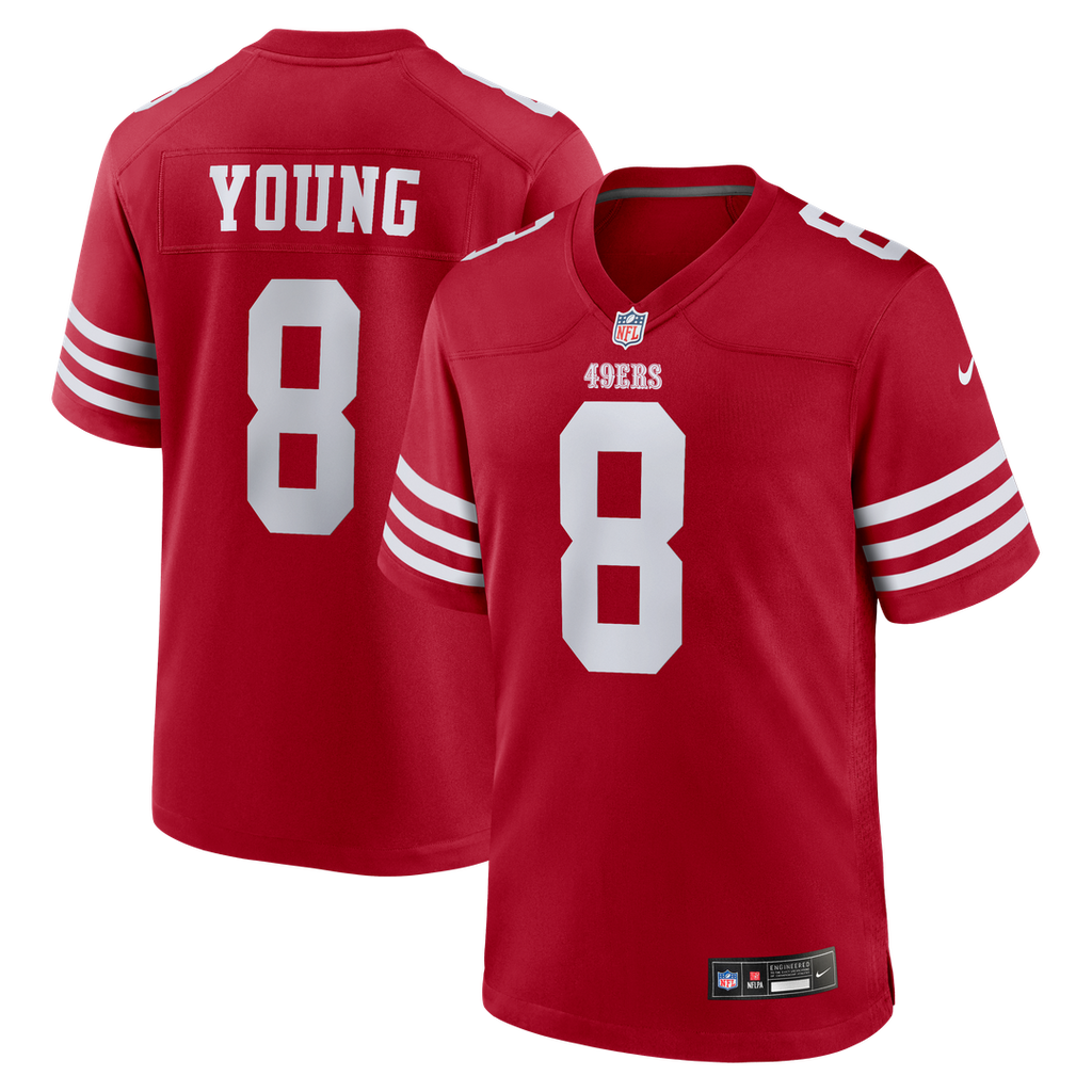 Men's San Francisco 49ers Steve Young Scarlet Retired Player