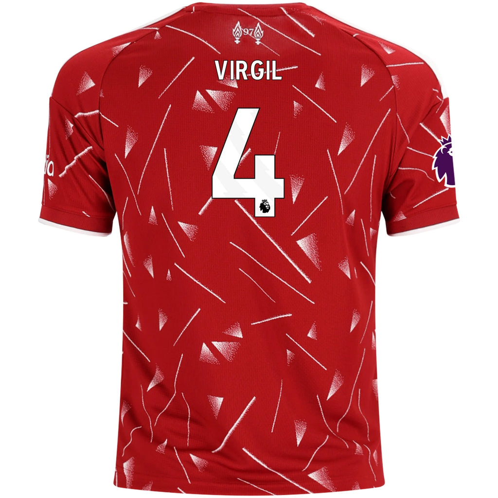 Kid's Replica Virgil Liverpool Home Jersey 26/27
