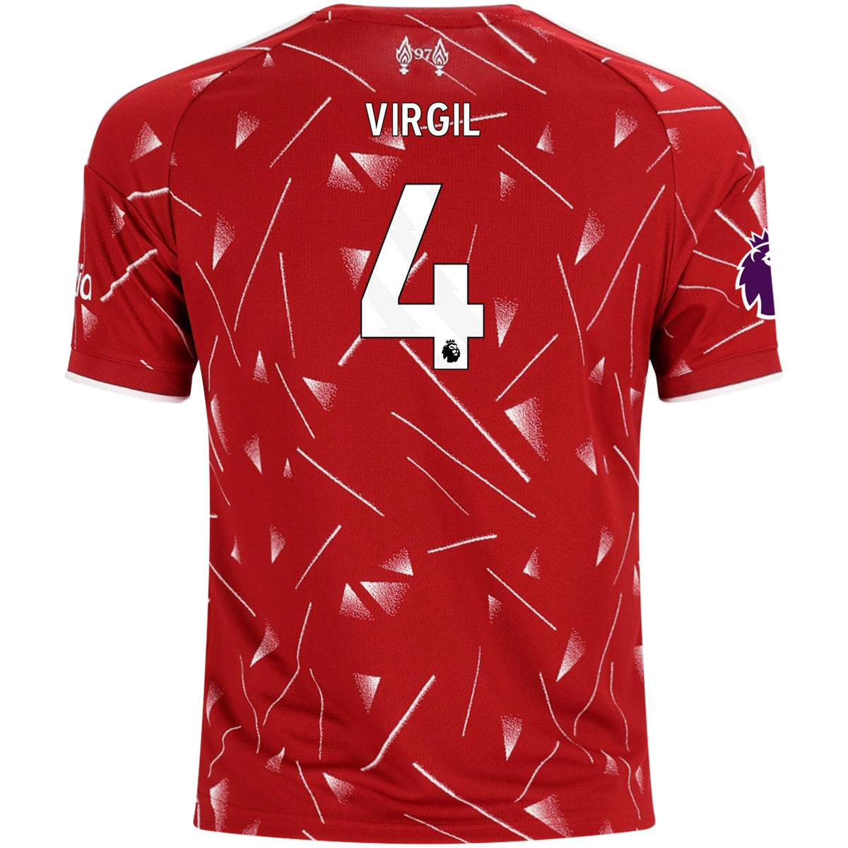Kid's Replica Virgil Liverpool Home Jersey 26/27