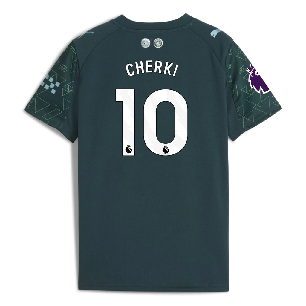 Kid's Replica Cherki Manchester City Fourth Jersey 25/26
