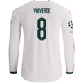 Men's Authentic Valverde Real Madrid Long Sleeve Home Jersey 26/27