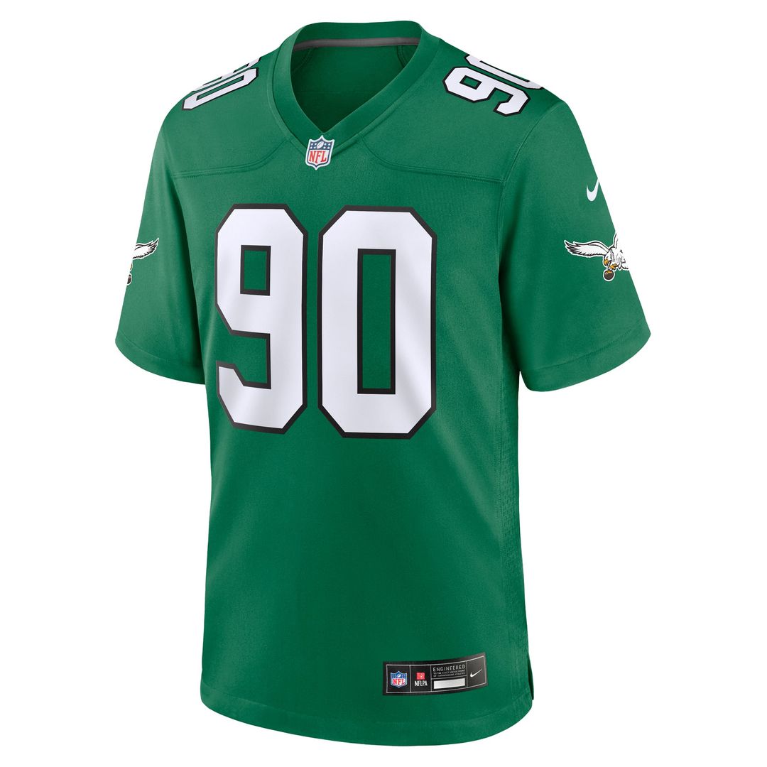 Men's Philadelphia Eagles Mike Golic Kelly Green Retired Player Alternate