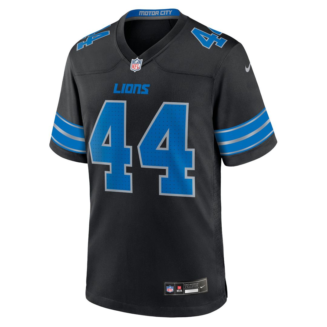 Men's Detroit Lions Malcolm Rodriguez Black 2nd Alternate