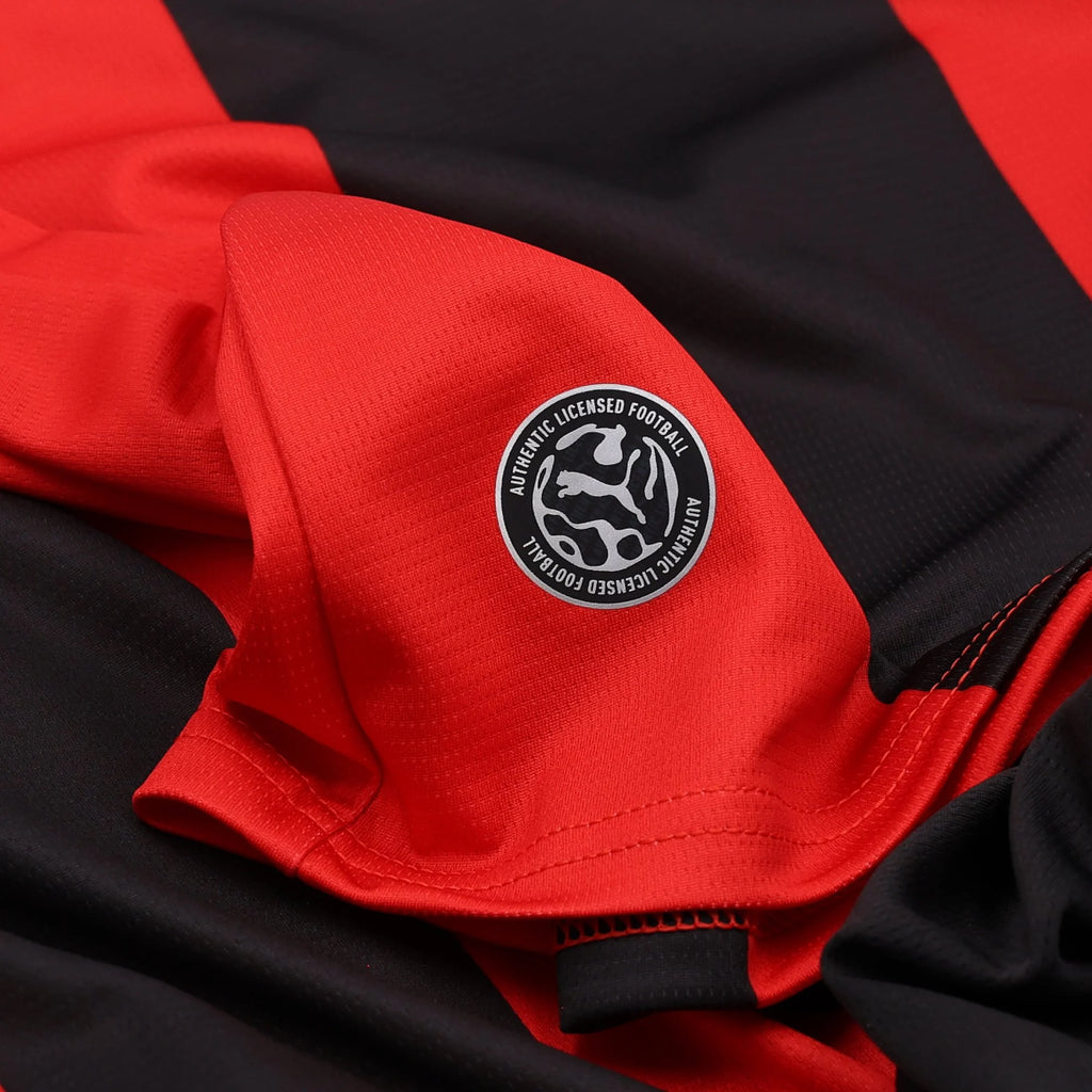 Men's Replica AC Milan Long Sleeve Home Jersey 26/27