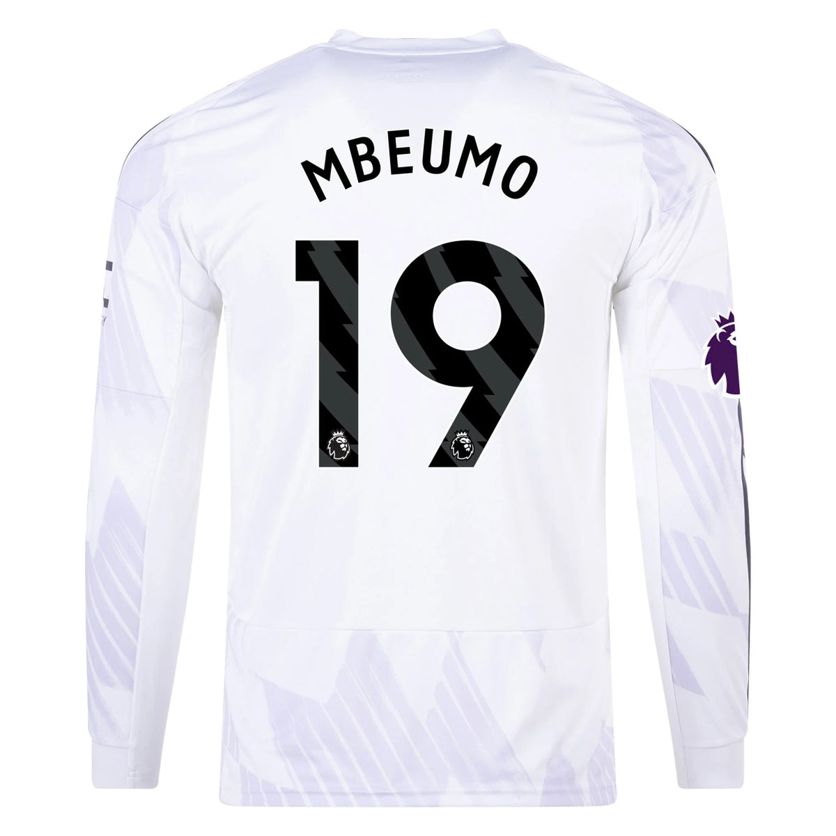 Men's Replica Mbeumo Manchester United Long Sleeve Away Jersey 25/26