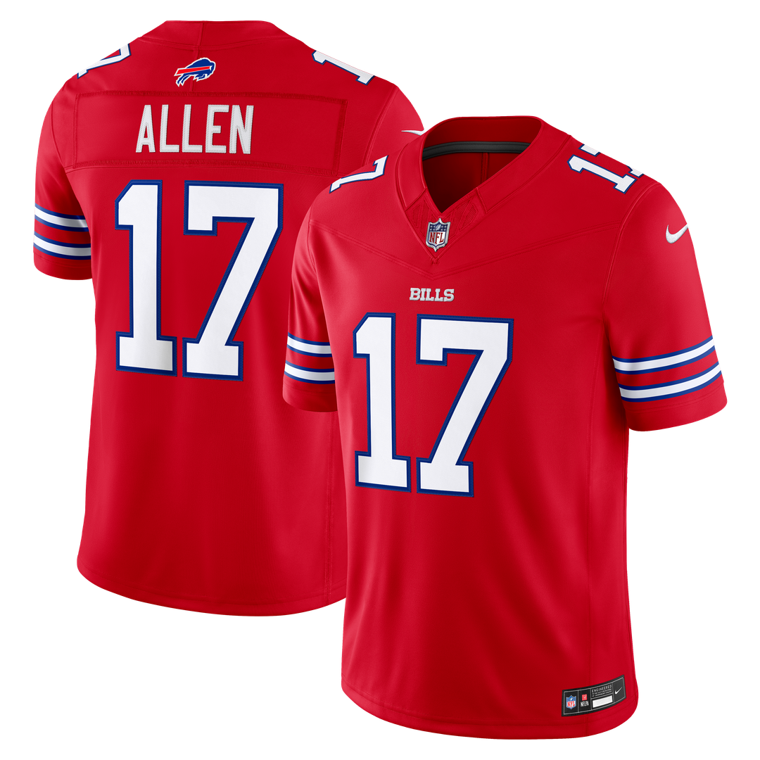 Men's Buffalo Bills Josh Allen Royal Team Vapor F.U.S.E. Stitched