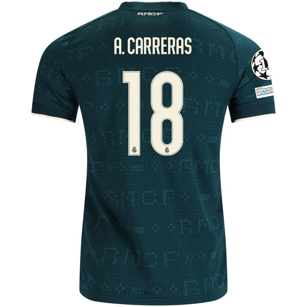 Men's Replica A. Carreras Real Madrid Away Jersey 26/27