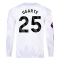 Men's Replica Ugarte Manchester United Long Sleeve Away Jersey 25/26