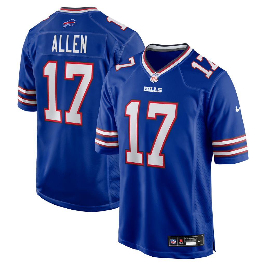 Men's Buffalo Bills Josh Allen Red Alternate