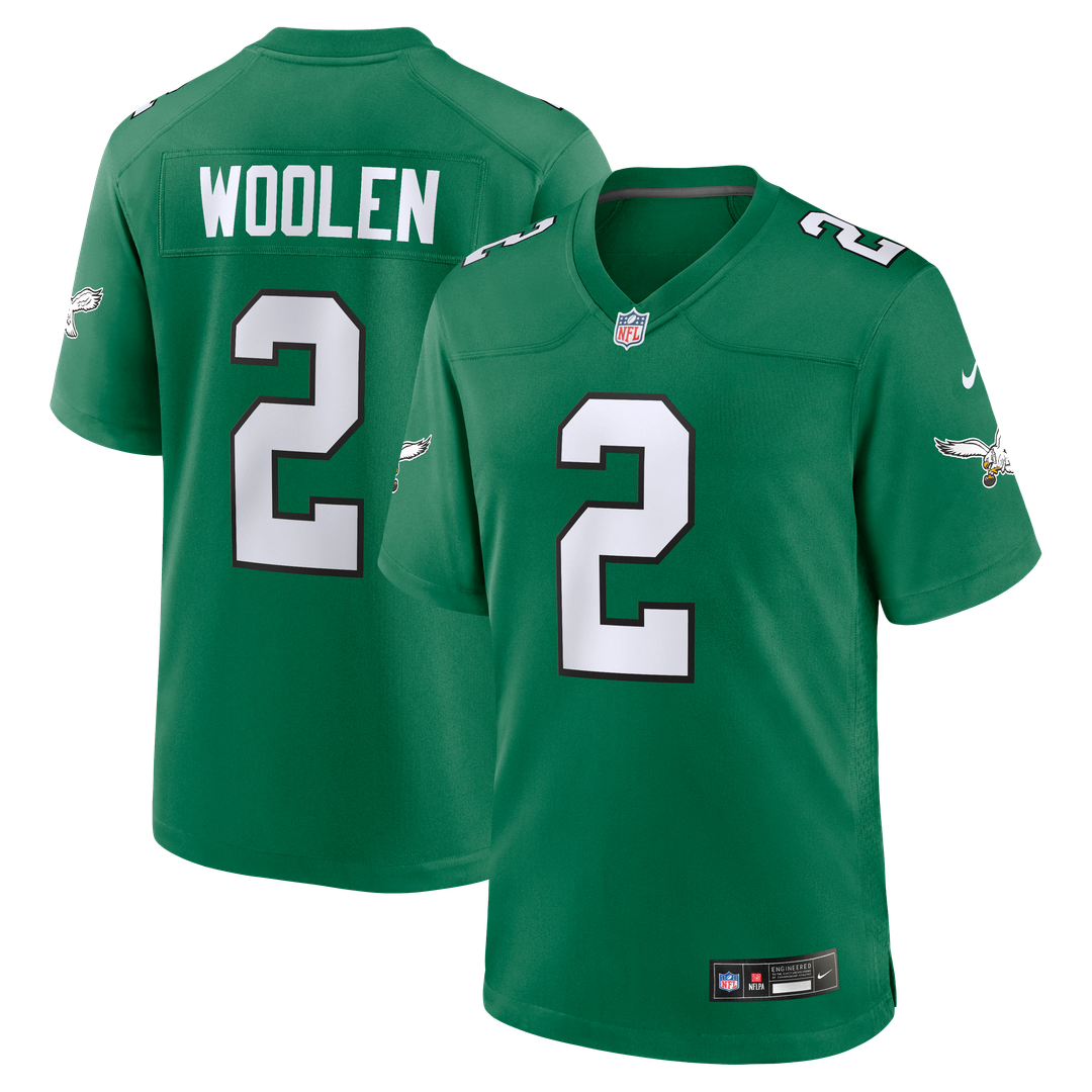 Men's Philadelphia Eagles Tariq Woolen Midnight Green Team
