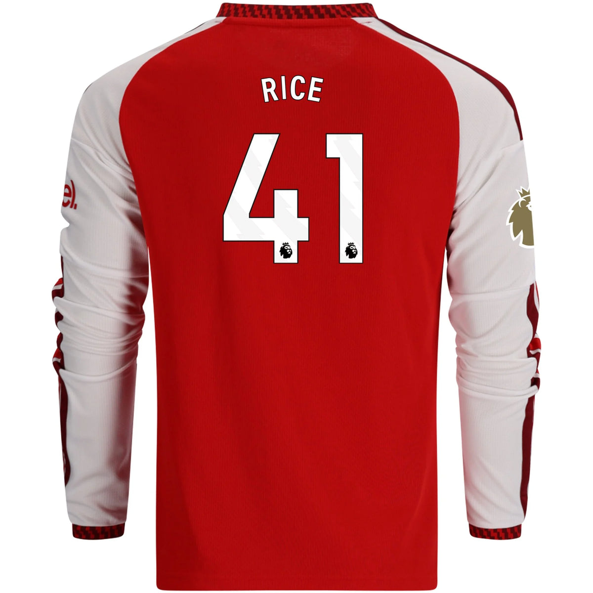 Kid's Replica Rice Arsenal Long Sleeve Home Jersey 26/27