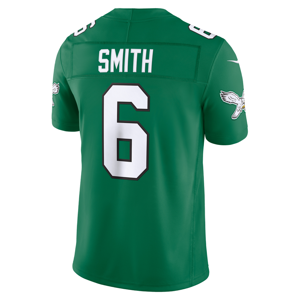 Men's Philadelphia Eagles DeVonta Smith Midnight Green Team Vapor F.U.S.E. Stitched