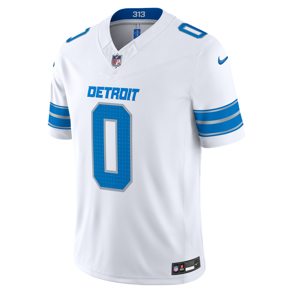 Men's Detroit Lions Jahmyr Gibbs Black Alternate Vapor F.U.S.E. Stitched
