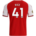 Men's Replica Rice Arsenal Home Jersey 26/27