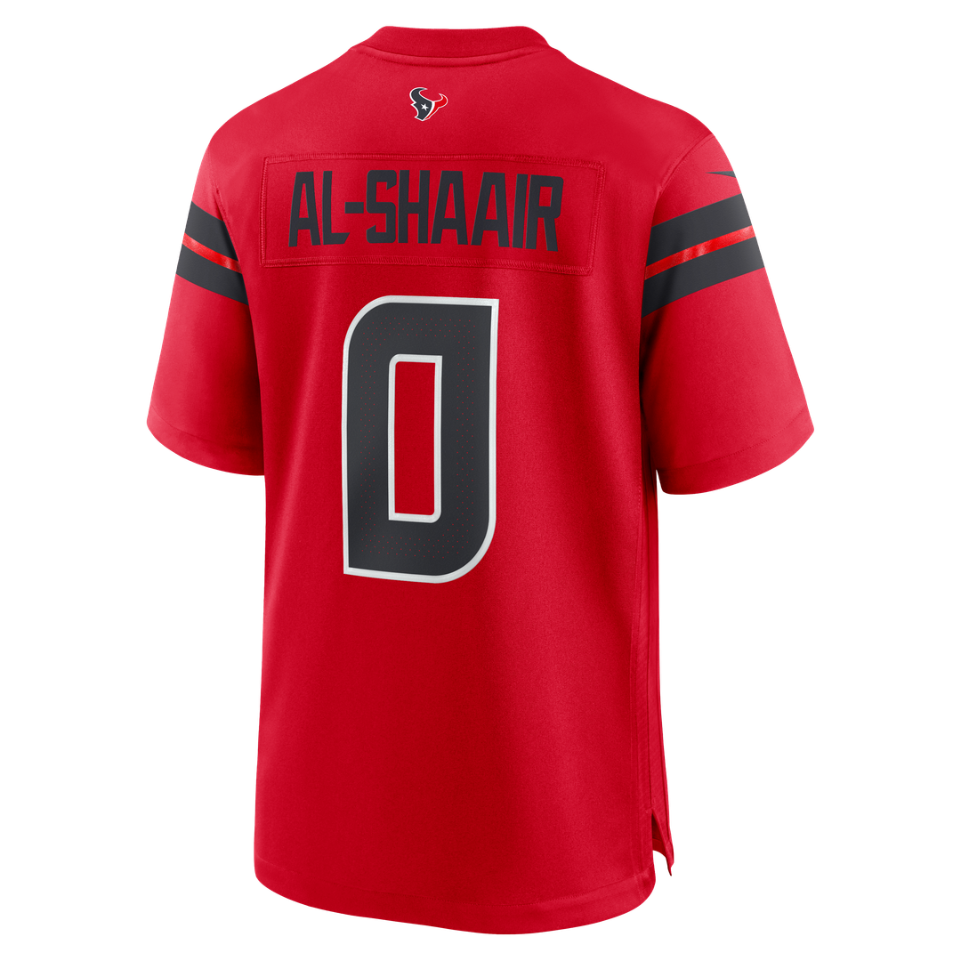 Men's Houston Texans Azeez Al-Shaair Navy Team