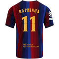 Men's Authentic Raphinha Barcelona Home Jersey 26/27 UCL