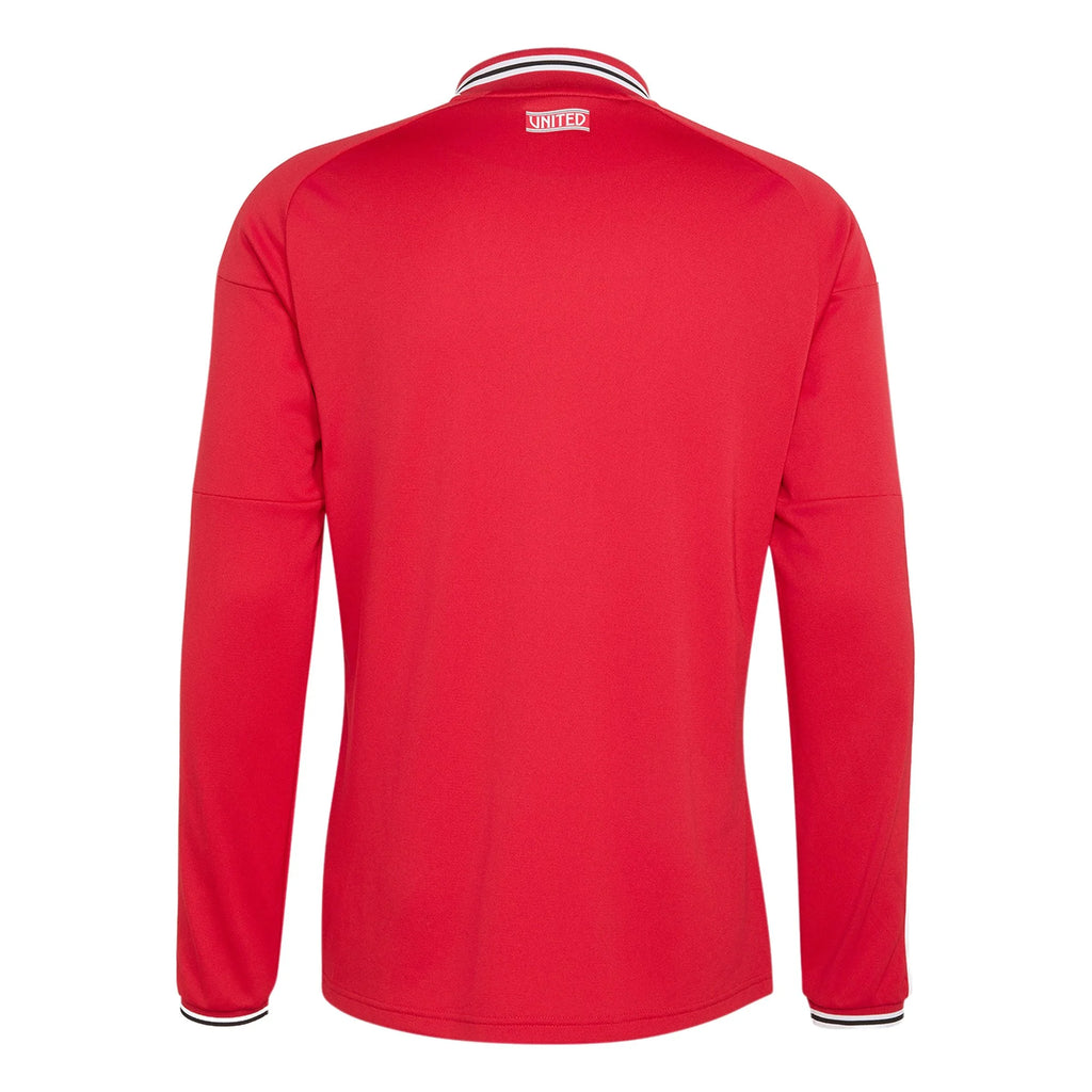 Men's Authentic Manchester United Long Sleeve Home Jersey 26/27
