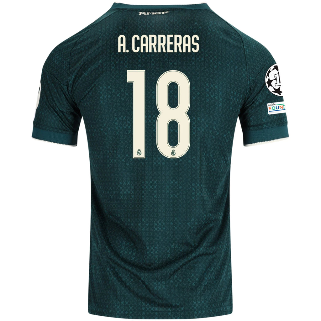 Men's Authentic A. Carreras Real Madrid Away Jersey 26/27