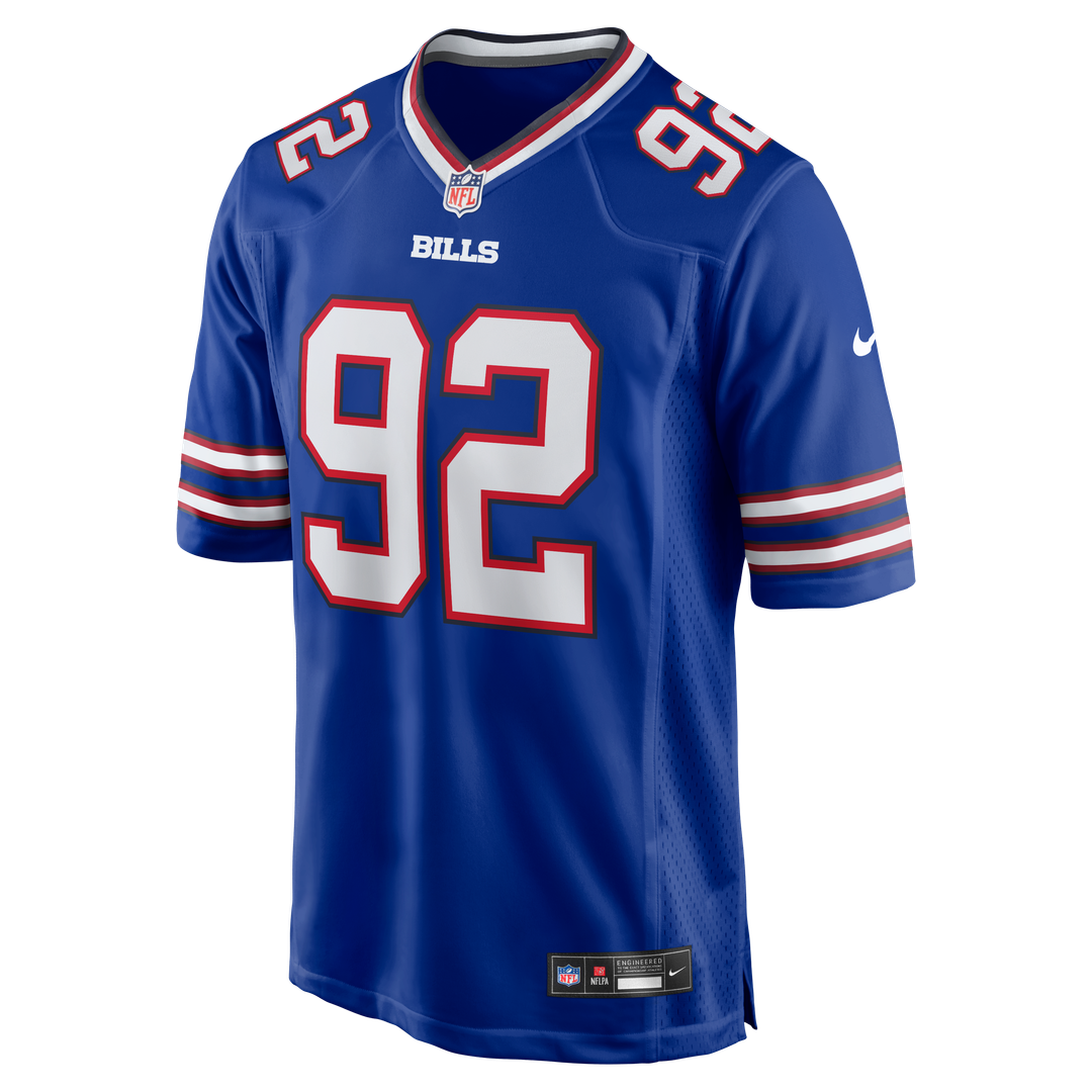Men's Buffalo Bills DaQuan Jones Royal Game Player Jersey
