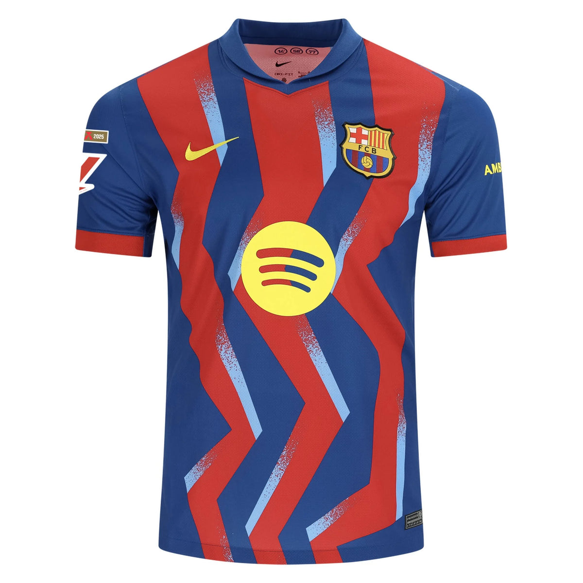 Men's Replica R. Araujo Barcelona Fourth Jersey 25/26