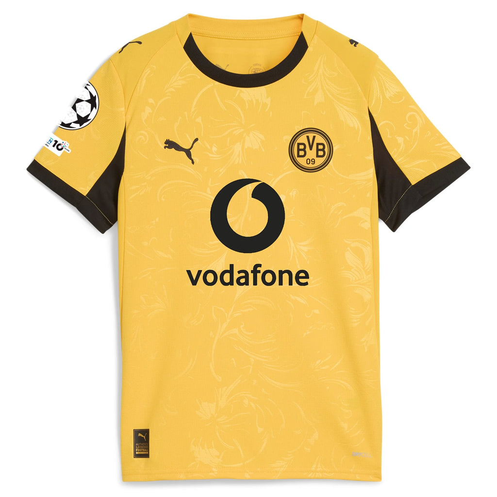 Kid's Replica Borussia Dortmund Cup Jersey 25/26 UCL