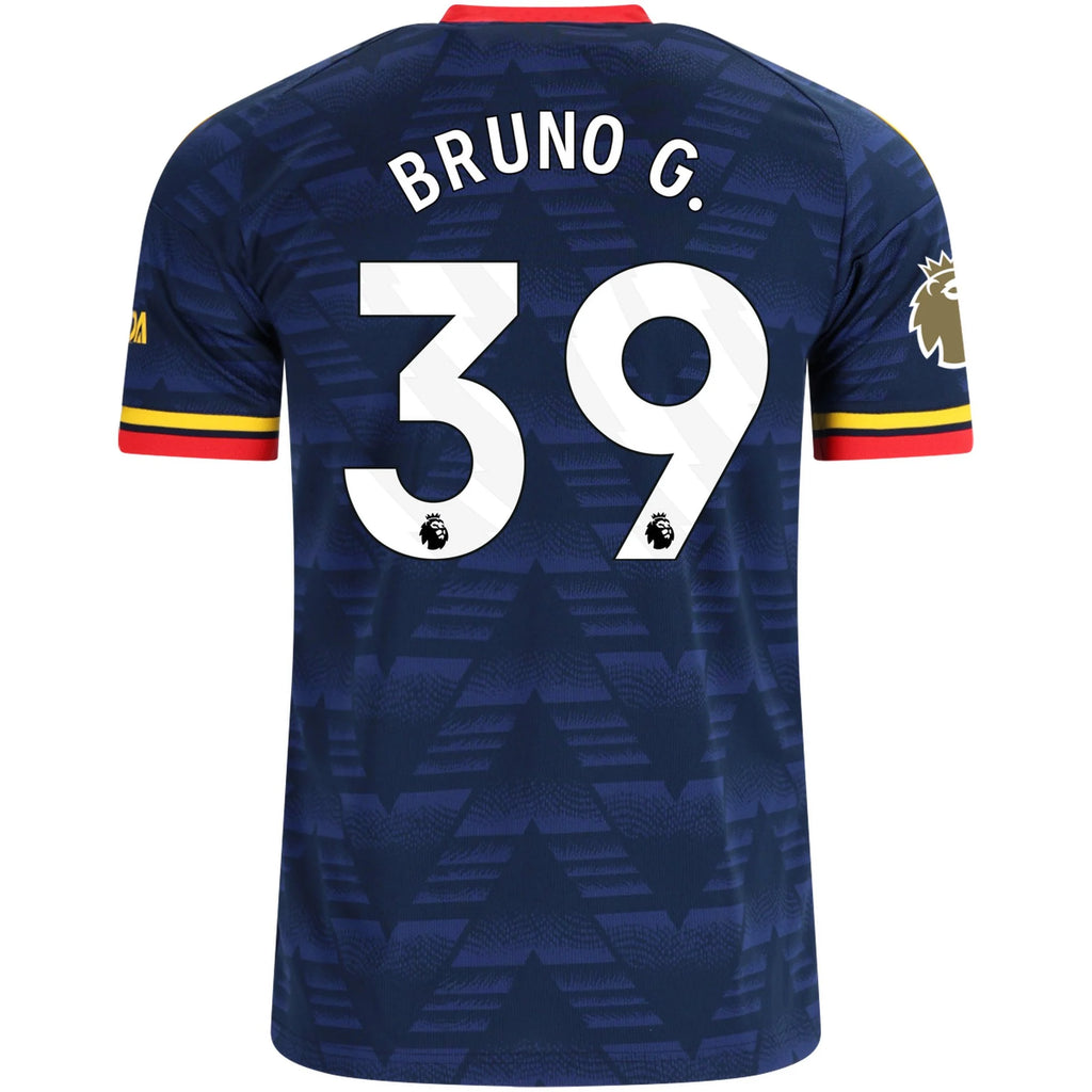 Men's Replica Bruno G. Arsenal Away Jersey 26/27