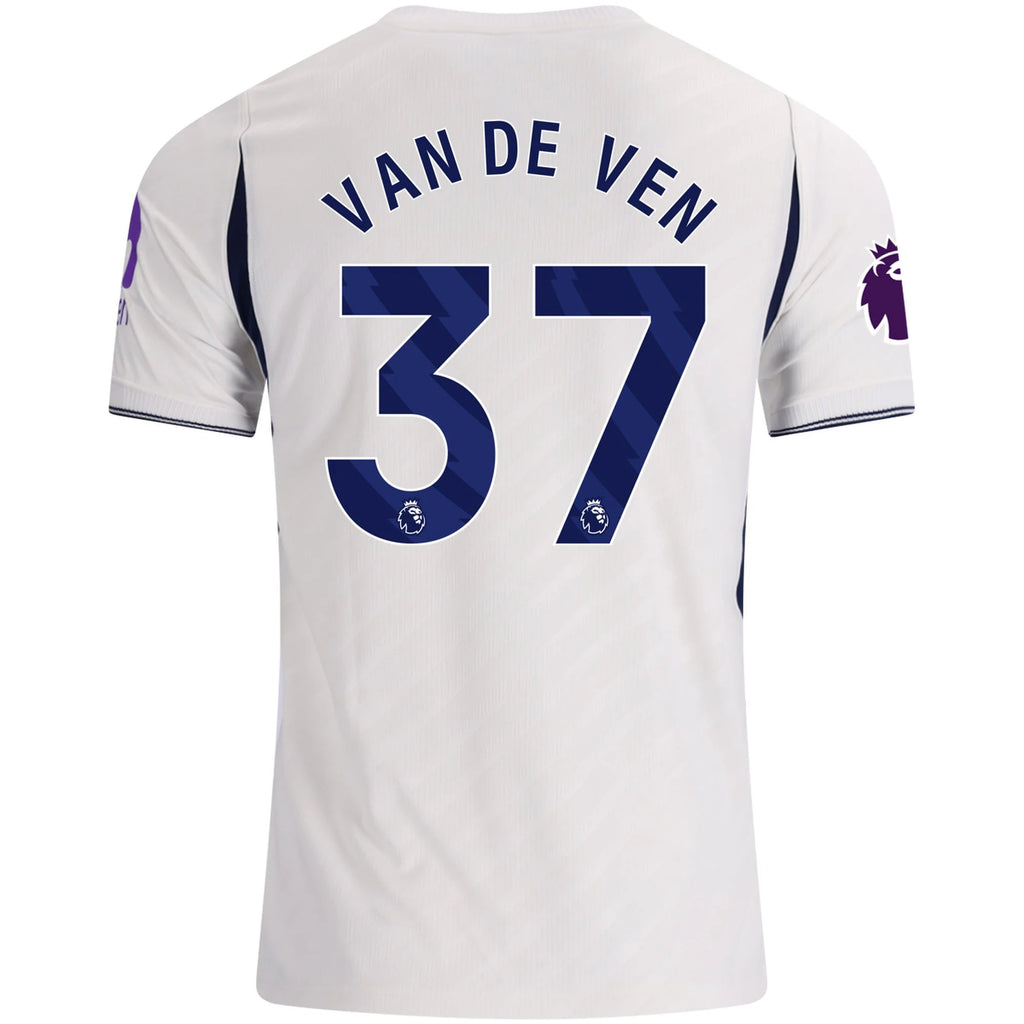 Men's Replica van de Ven Tottenham Hotspur Home Jersey 26/27