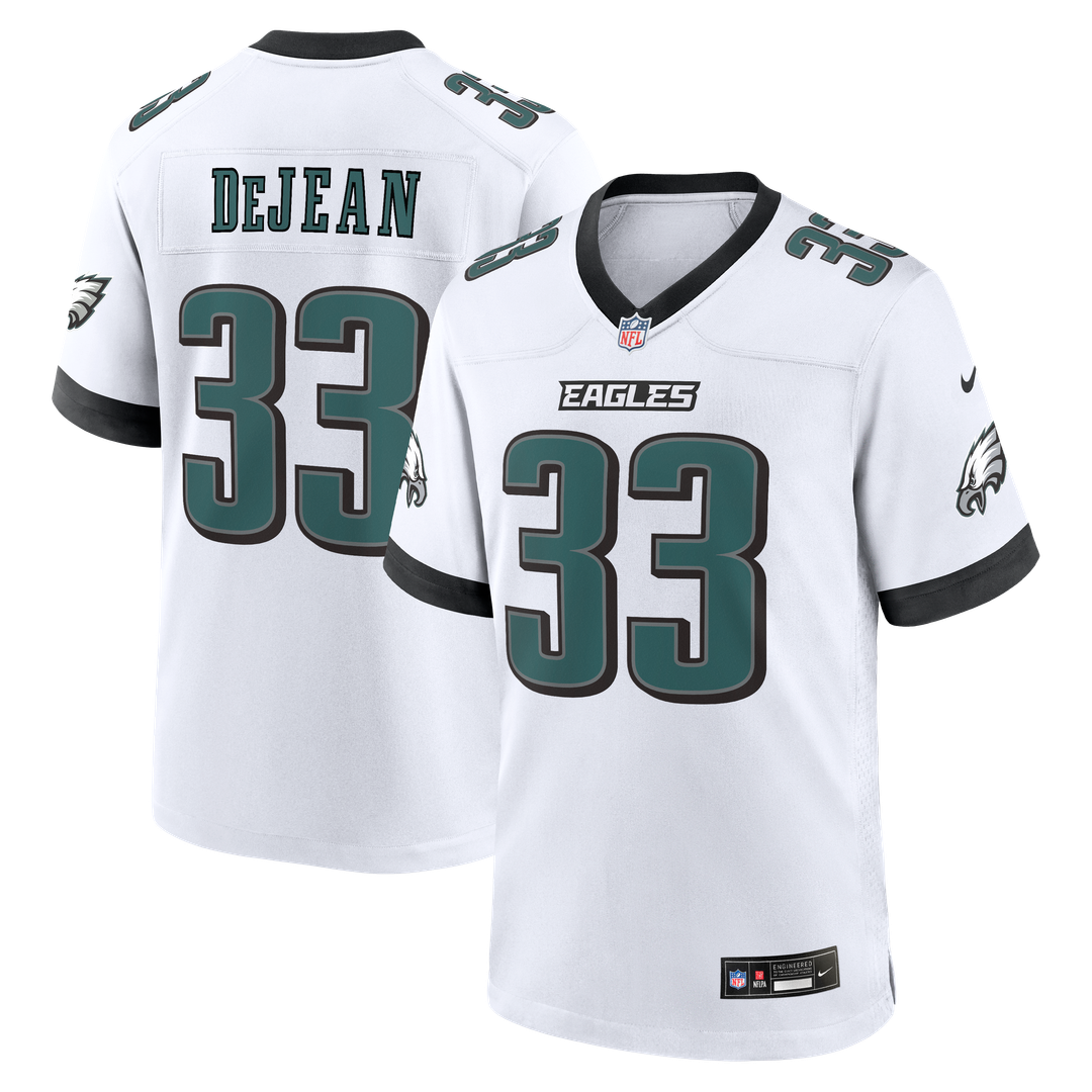 Men's Philadelphia Eagles Cooper DeJean Black Alternate