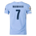 Men's Authentic Marmoush Manchester City Home Jersey 25/26 UCL