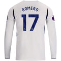 Men's Replica RomeroTottenham Hotspur Long Sleeve Home Jersey 26/27