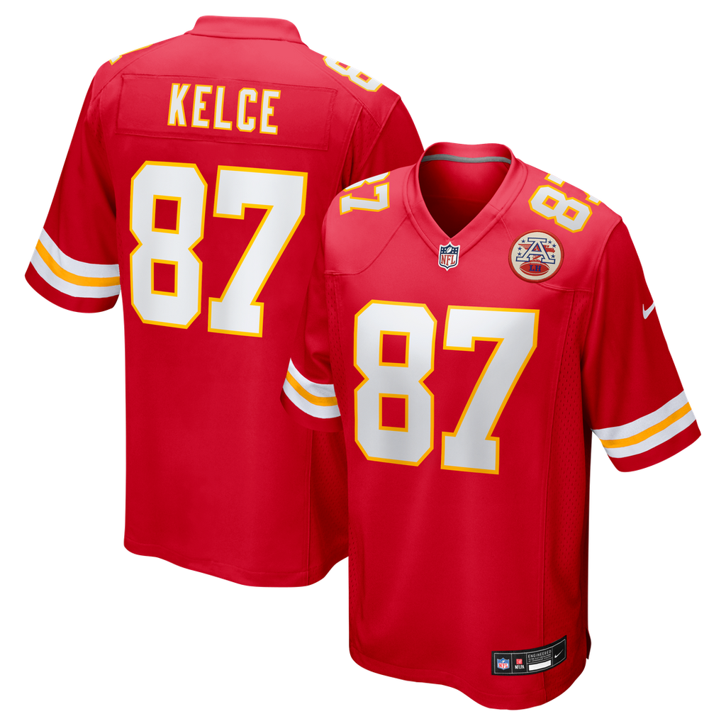 Men's Kansas City Chiefs Travis Kelce White Player
