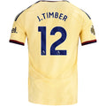 Men's Authentic J. Timber Arsenal Third Jersey 26/27