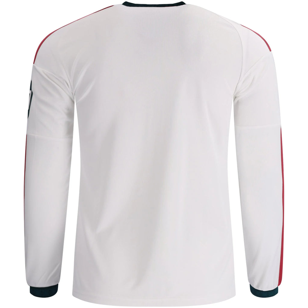 Men's Replica Real Madrid Long Sleeve Home Jersey 26/27