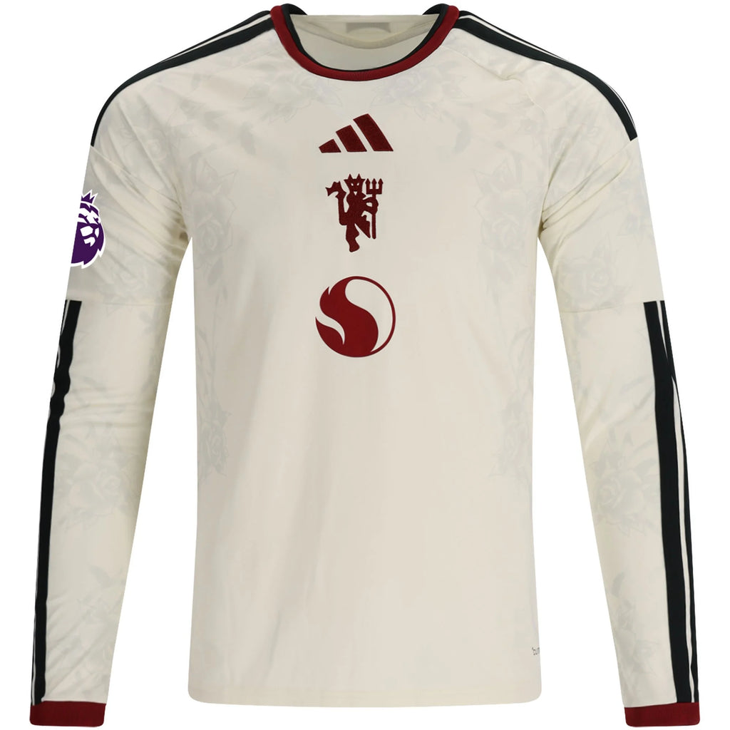 Men's Replica Tielemans Manchester United Long Sleeve Third Jersey 26/27