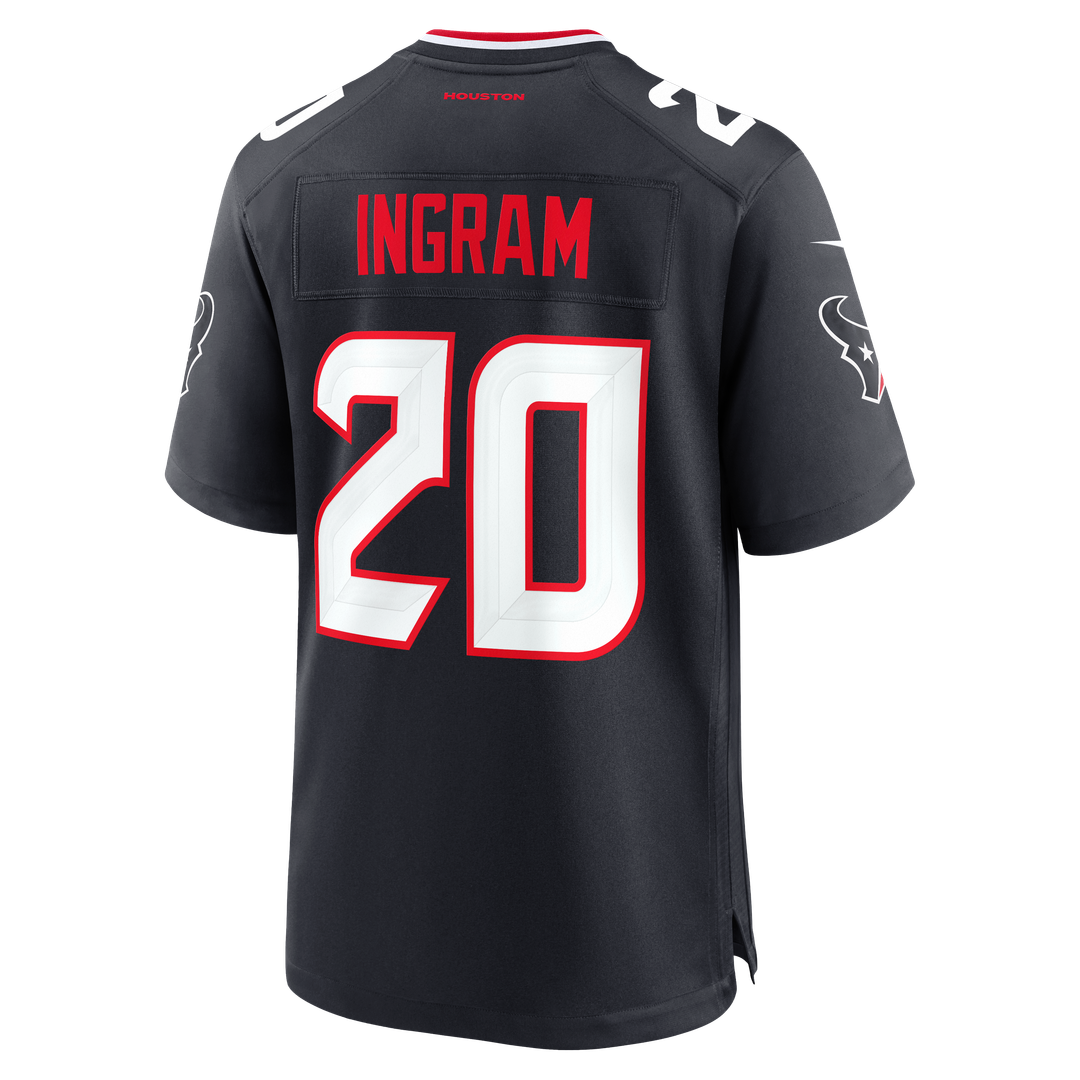 Men's Houston Texans Ja'Marcus Ingram Navy Team