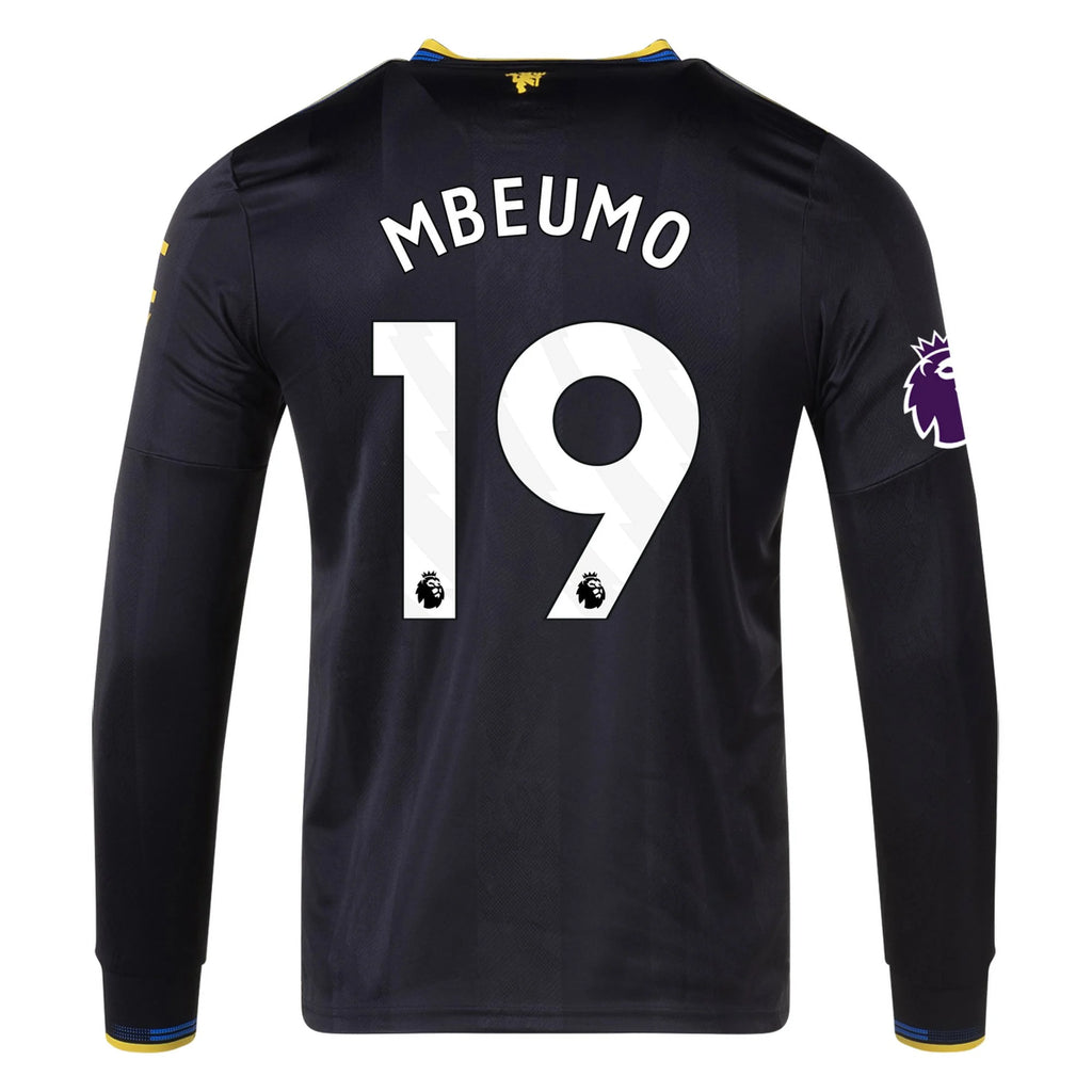 Men's Authentic Mbeumo Manchester United Long Sleeve Third Jersey 25/26