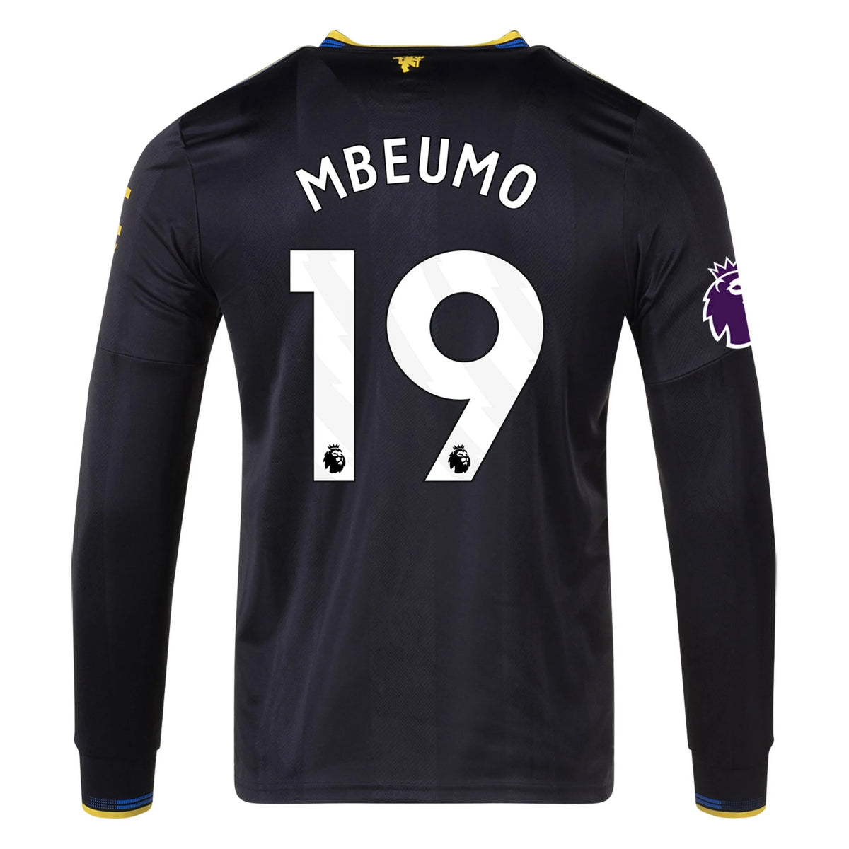 Men's Authentic Mbeumo Manchester United Long Sleeve Third Jersey 25/26