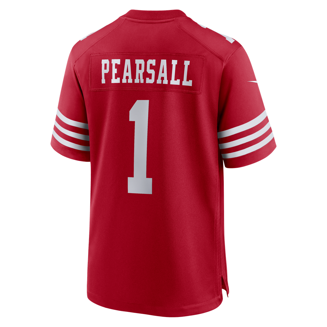 Men's San Francisco 49ers Ricky Pearsall Scarlet Team