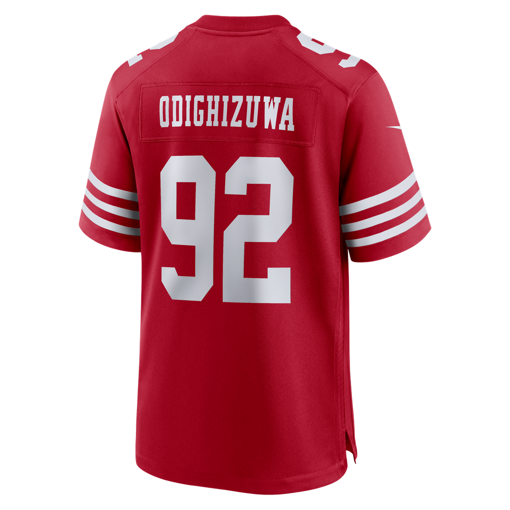 Men's San Francisco 49ers Osa Odighizuwa Scarlet Team