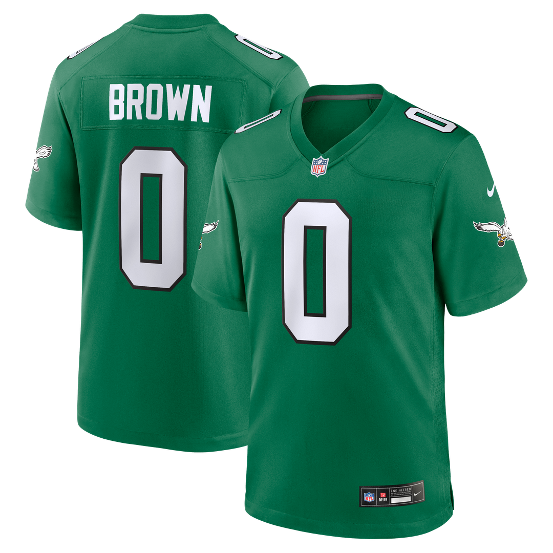 Men's Philadelphia Eagles Marquise Brown Midnight Green Team