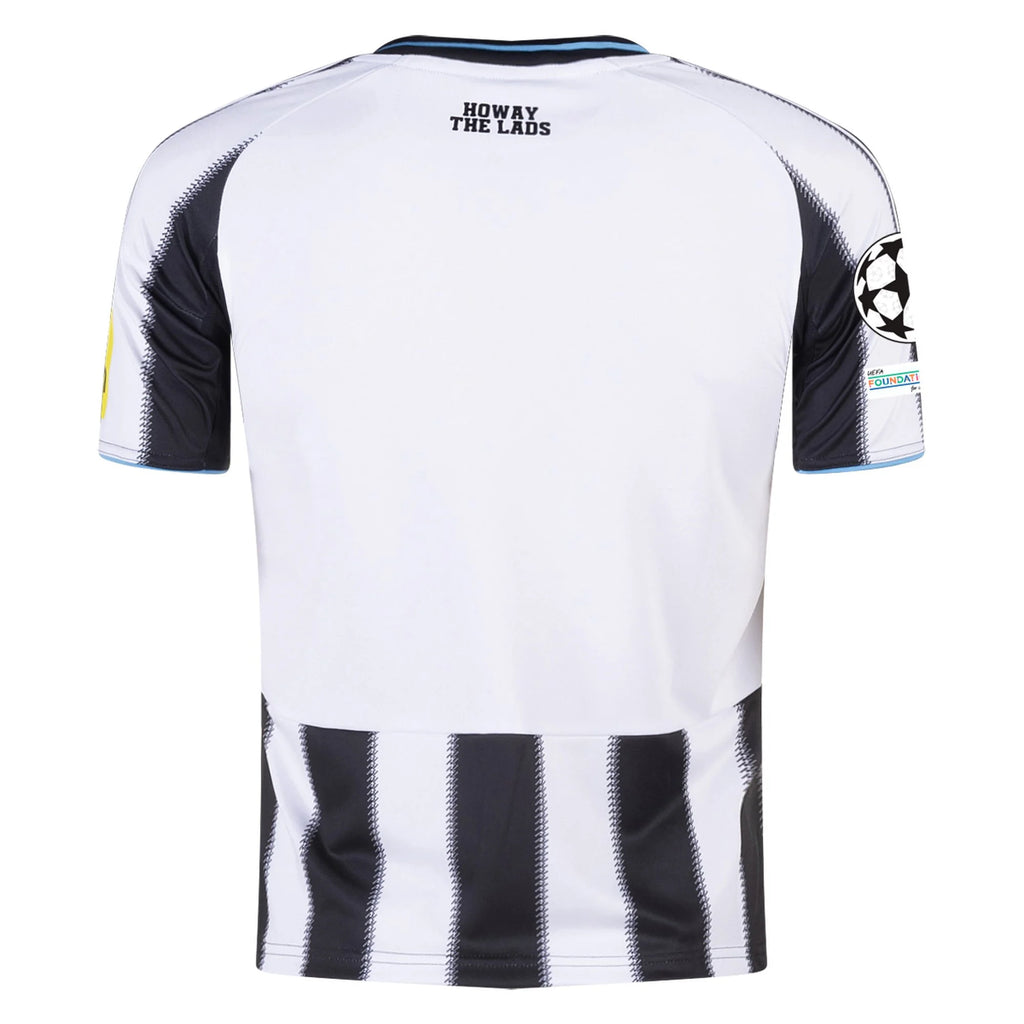 Kid's Replica Newcastle Home Jersey 25/26 UCL