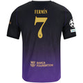 Men's Authentic Fermin Barcelona Away Jersey 26/27 UCL