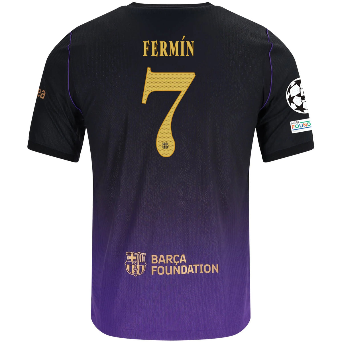 Men's Authentic Fermin Barcelona Away Jersey 26/27 UCL