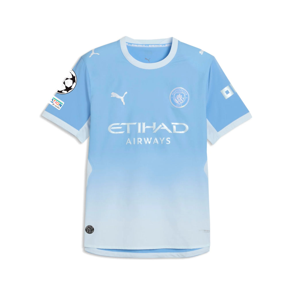 Men's Authentic Cherki Manchester City Home Jersey Gift Box 26/27 UCL