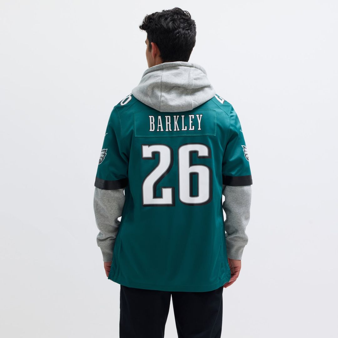 Men's Philadelphia Eagles Saquon Barkley Black Alternate
