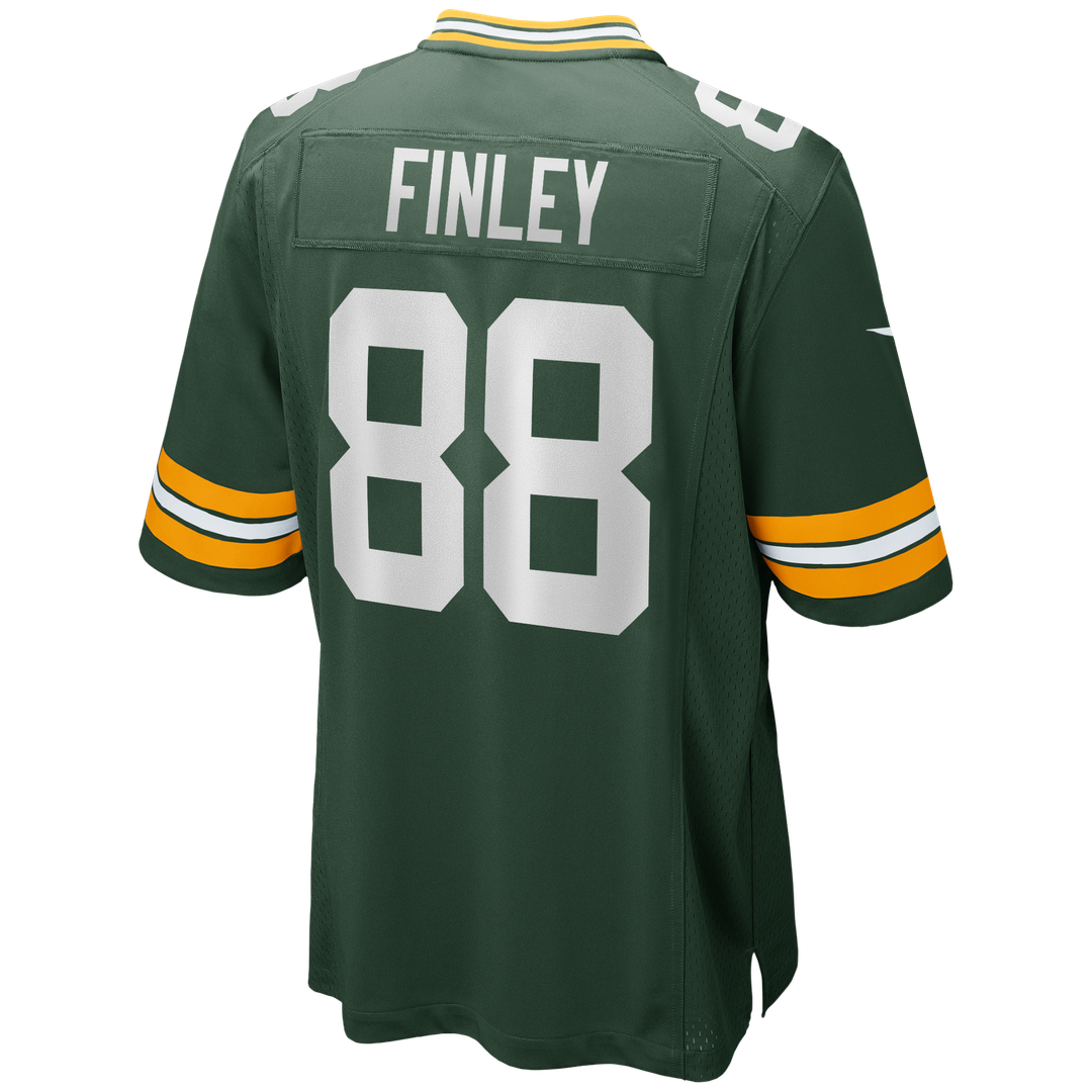 Men's Green Bay Packers Jermichael Finley Green Game Retired Player Jersey