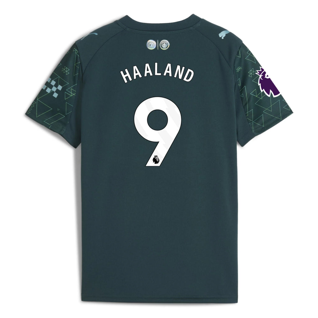 Kid's Replica Haaland Manchester City Fourth Jersey 25/26