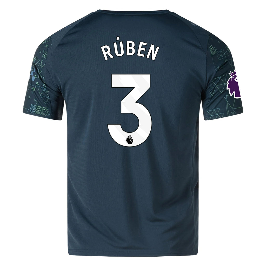 Men's Replica Ruben Manchester City Fourth Jersey 25/26