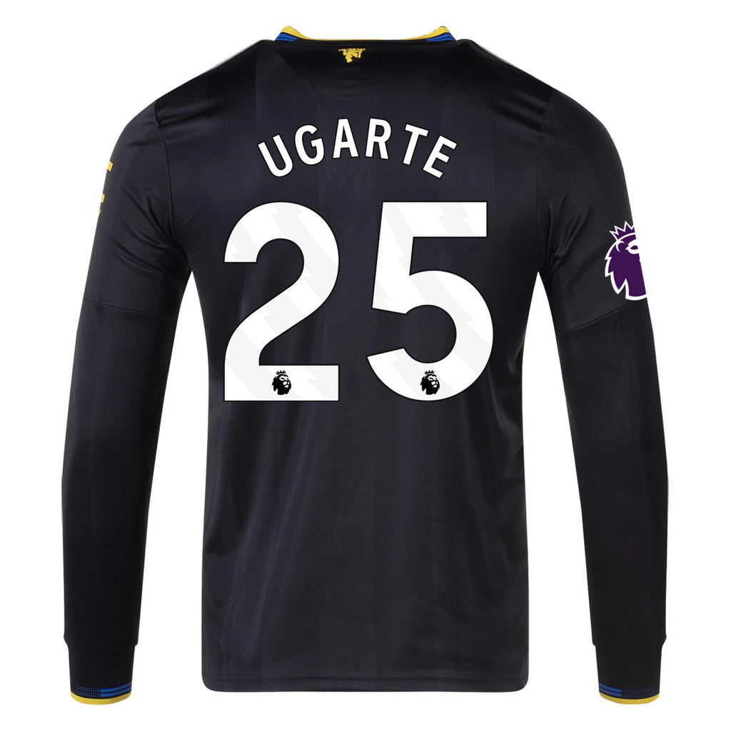 Men's Authentic Ugarte Manchester United Long Sleeve Third Jersey 25/26