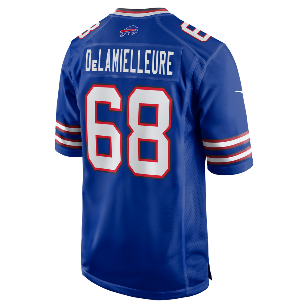 Men's Buffalo Bills Joe DeLamielleure Royal Game Retired Player Jersey